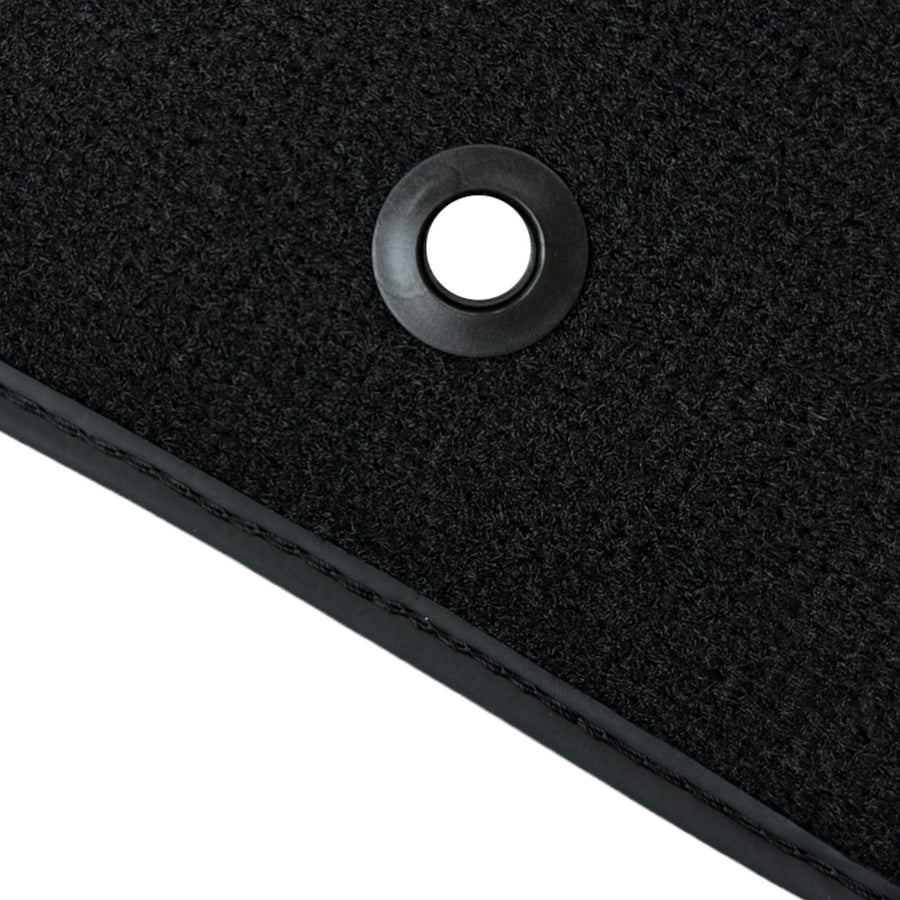 Black Floor Mats for Jeep Wrangler JK (2007-2018) 5 Doors - Double Fixation - AutoWin