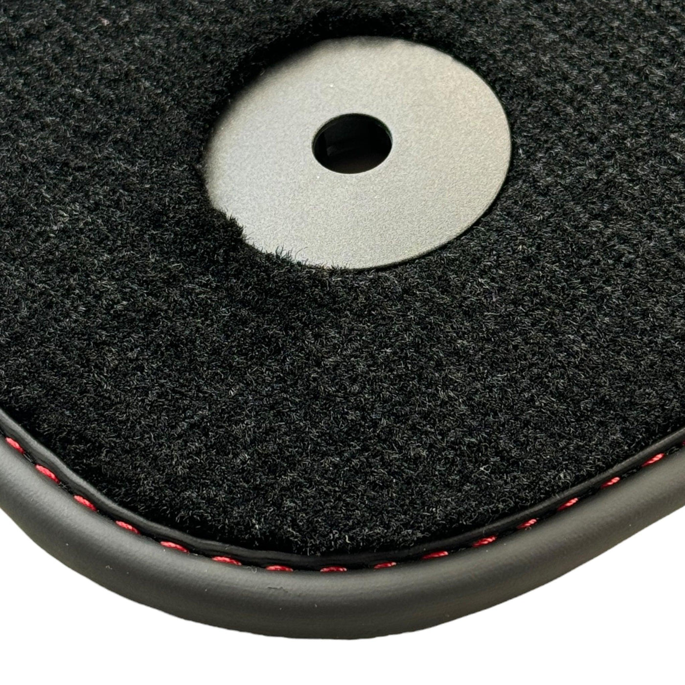 Black Floor Mats for Porsche Panamera GTS (2009-2016) with Leather - AutoWin