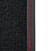 Black Floor Mats for Lamborghini Aventador SV with Carbon Fiber - AutoWin