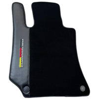 Black Floor Mats for Mercedes Benz CLS-Class C218 Coupe with Carbon | ER56 Performance - AutoWin