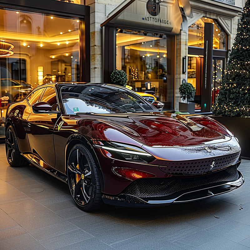 Ulepsz swoje Ferrari Purosangue (2023-2024) dzięki ekskluzywnym dywanikom podłogowym Autowin