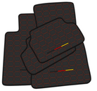 Premium Light Green Leather Floor Mats for BMW G20 (2019-2024)