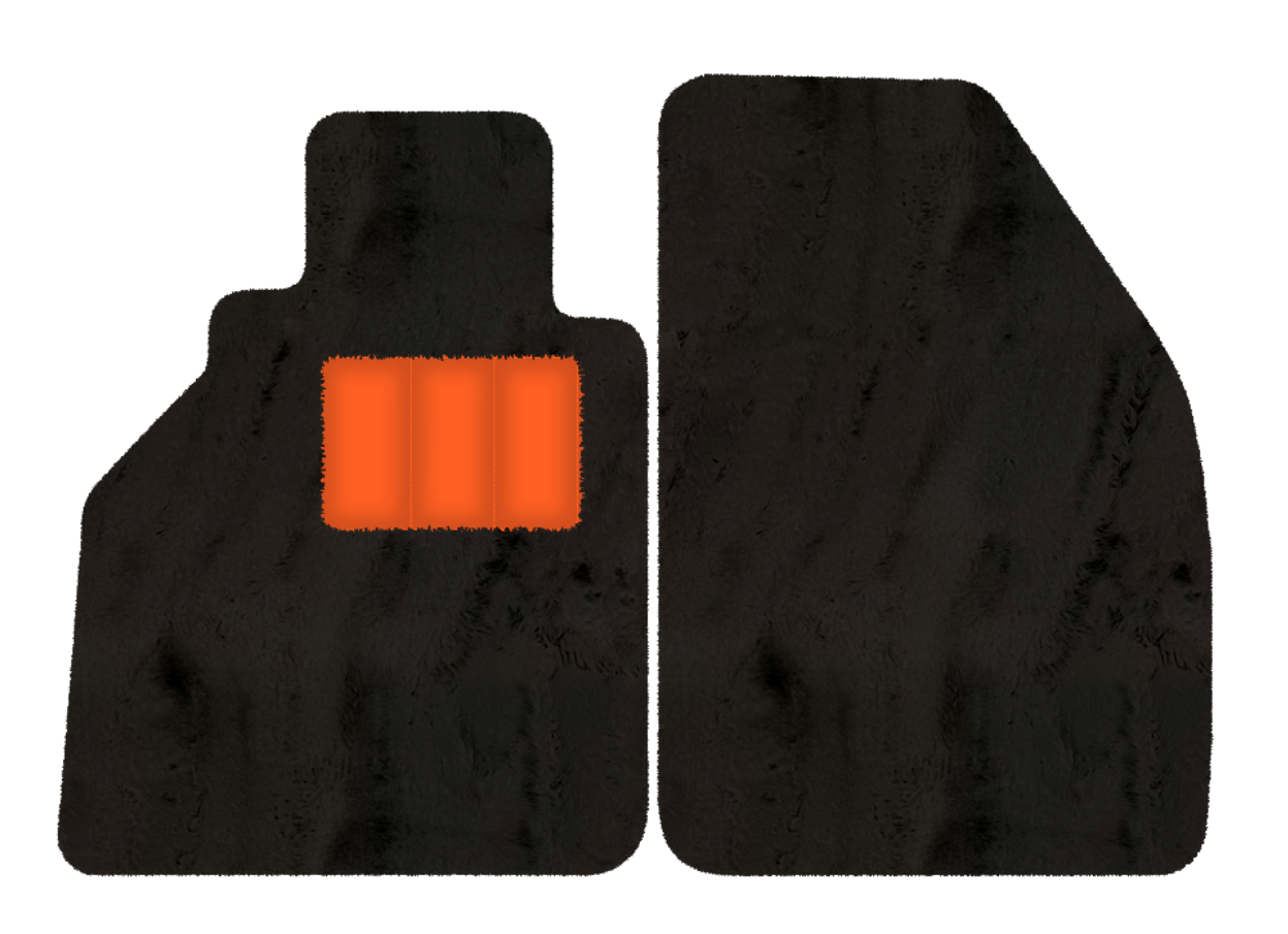Dark Blue Floor Mats for Porsche 986 Boxster (1996-2004) - AutoWin