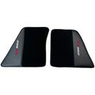 Black Floor Mats for Ferrari 296 GTB (2022-2024) with Carbon Fiber - AutoWin