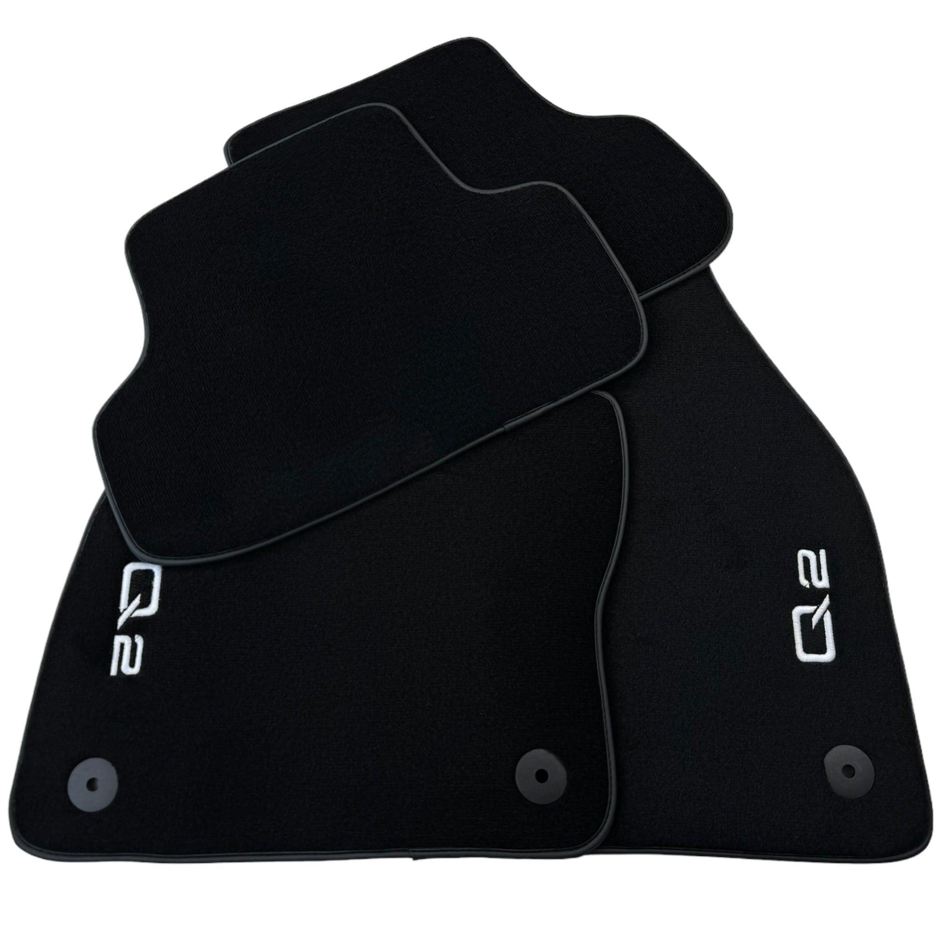 Black Floor Mats for Audi Q2 (2016-2020) - AutoWin
