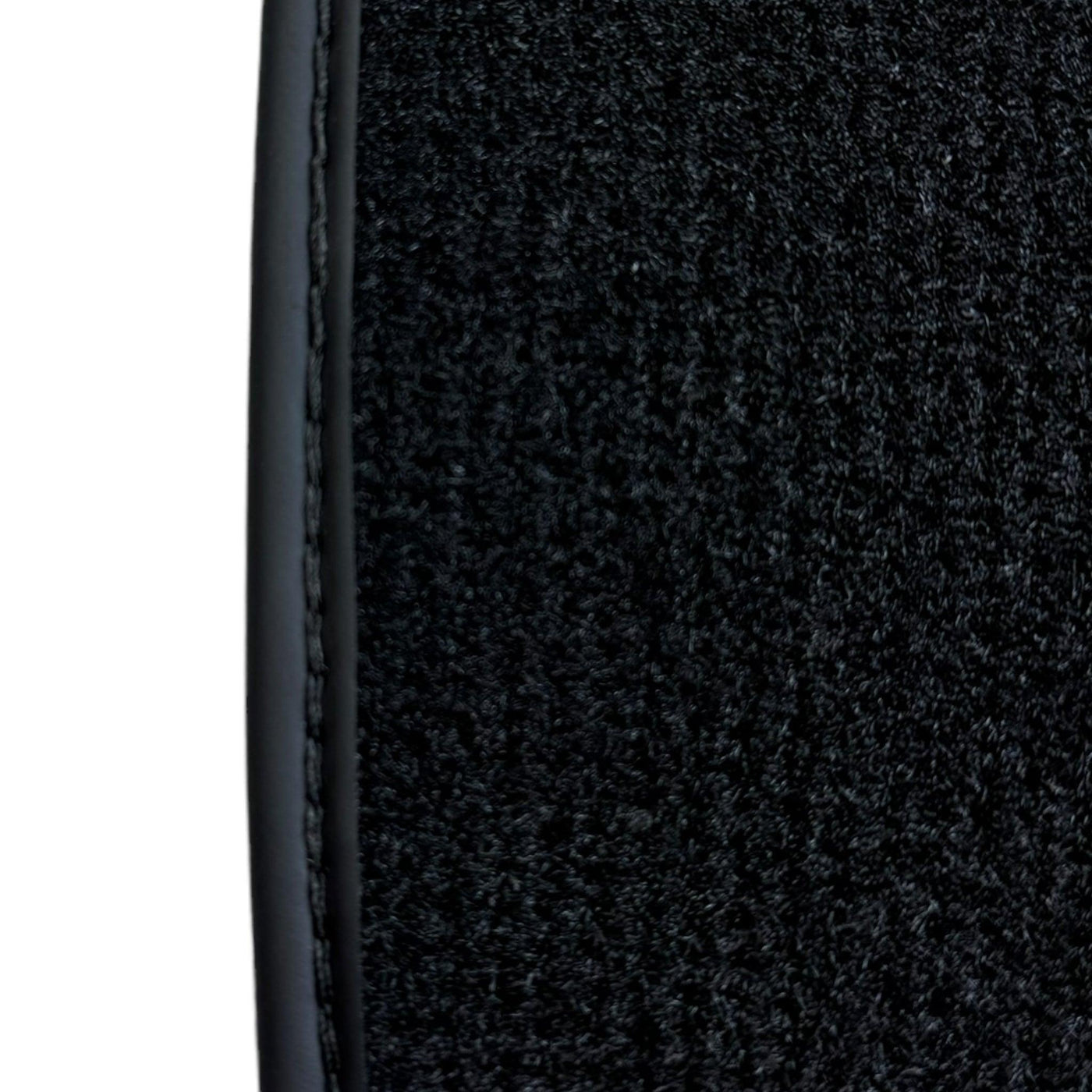 Black Floor Mats for Ferrari 512 TR 1992-1994 with Leather | Italian Edition - AutoWin