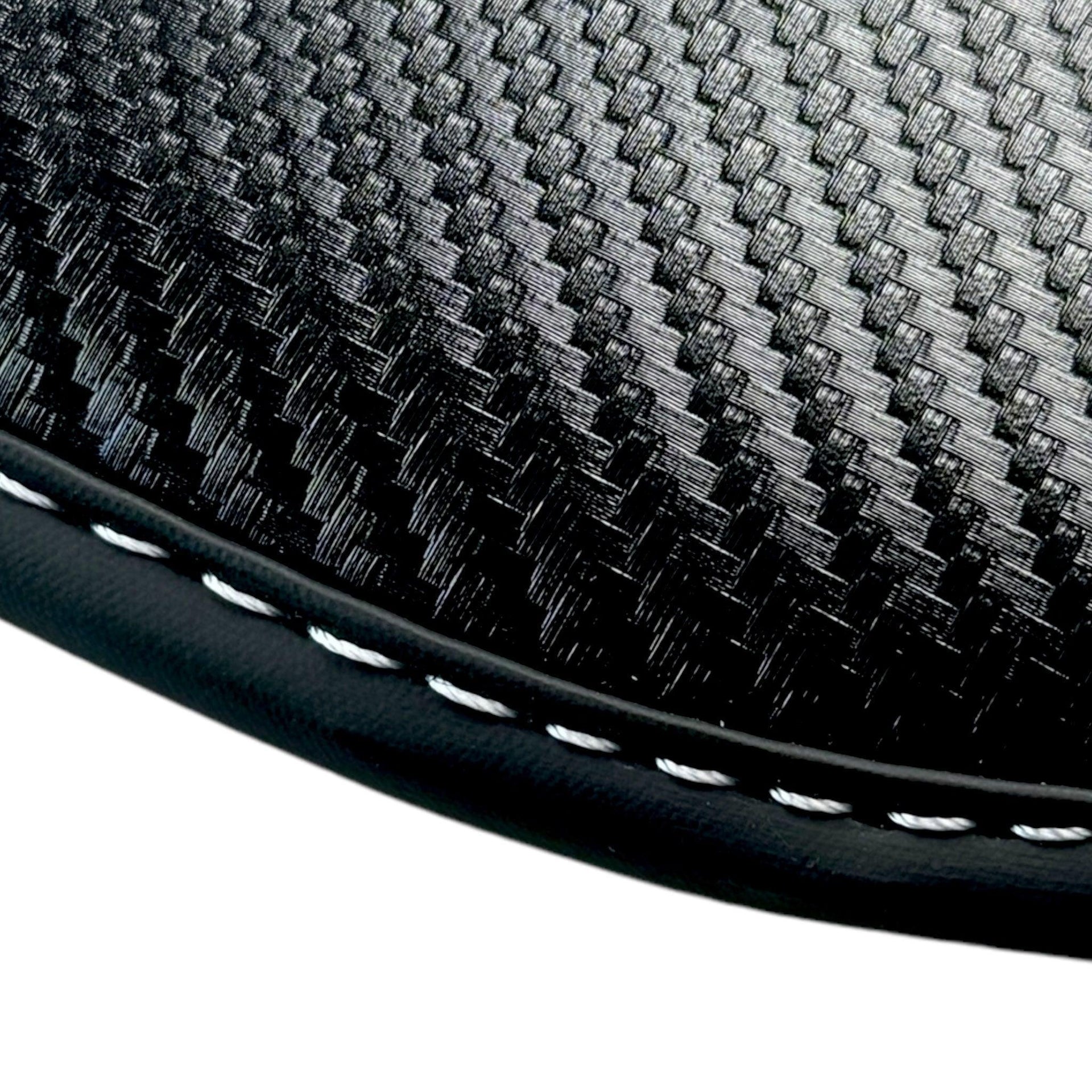 Carbon Fiber Leather Floor Mats for Ferrari Portofino M (2018-2023) - AutoWin