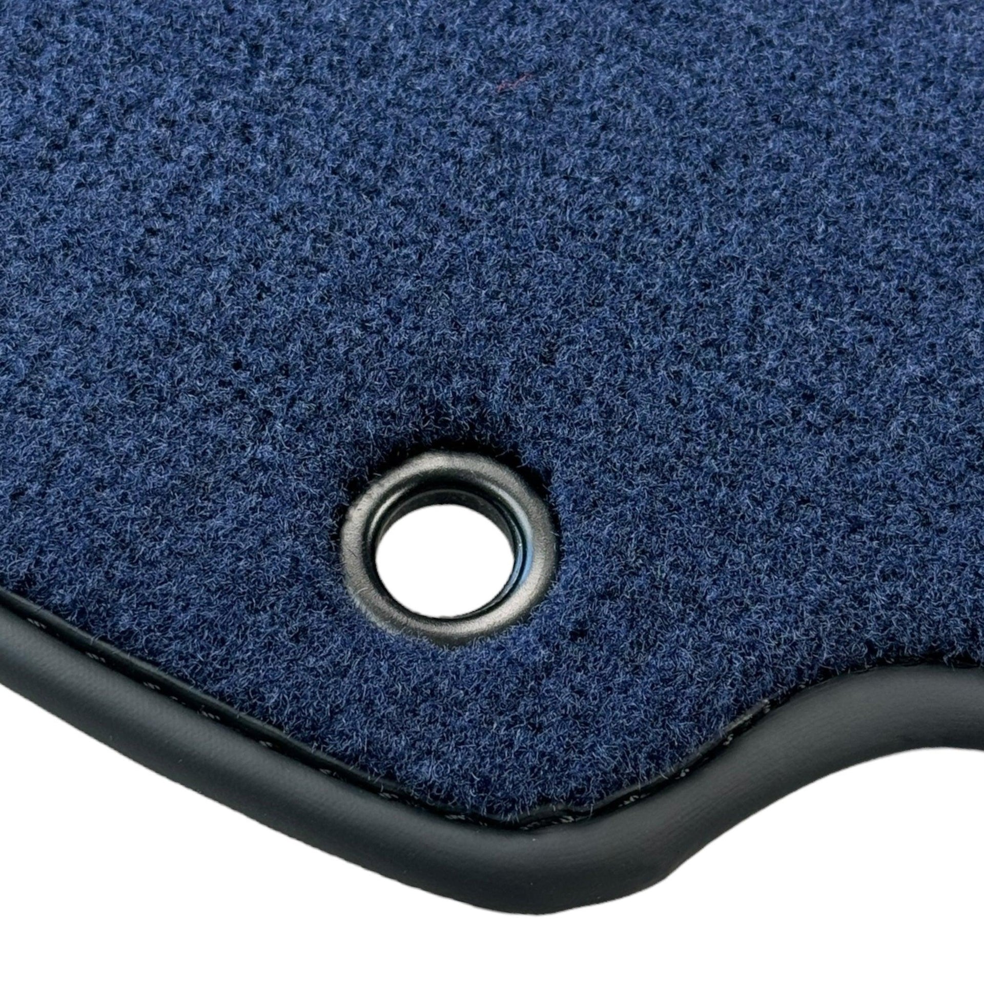 Dark Blue Floor Mats for Ferrari 360 Modena (1999-2005) with Alcantara Leather - AutoWin