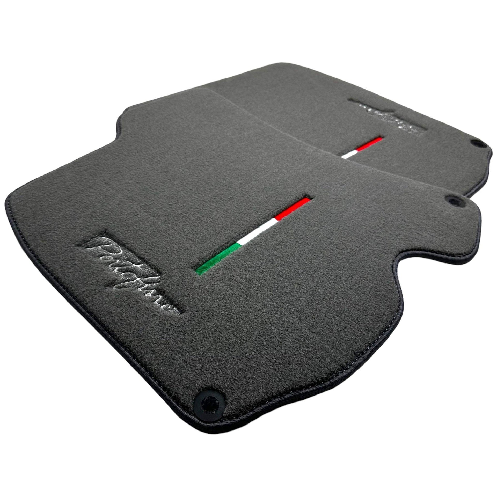 Gray Floor Mats for Ferrari Portofino (2018-2023) Italian Edition - AutoWin