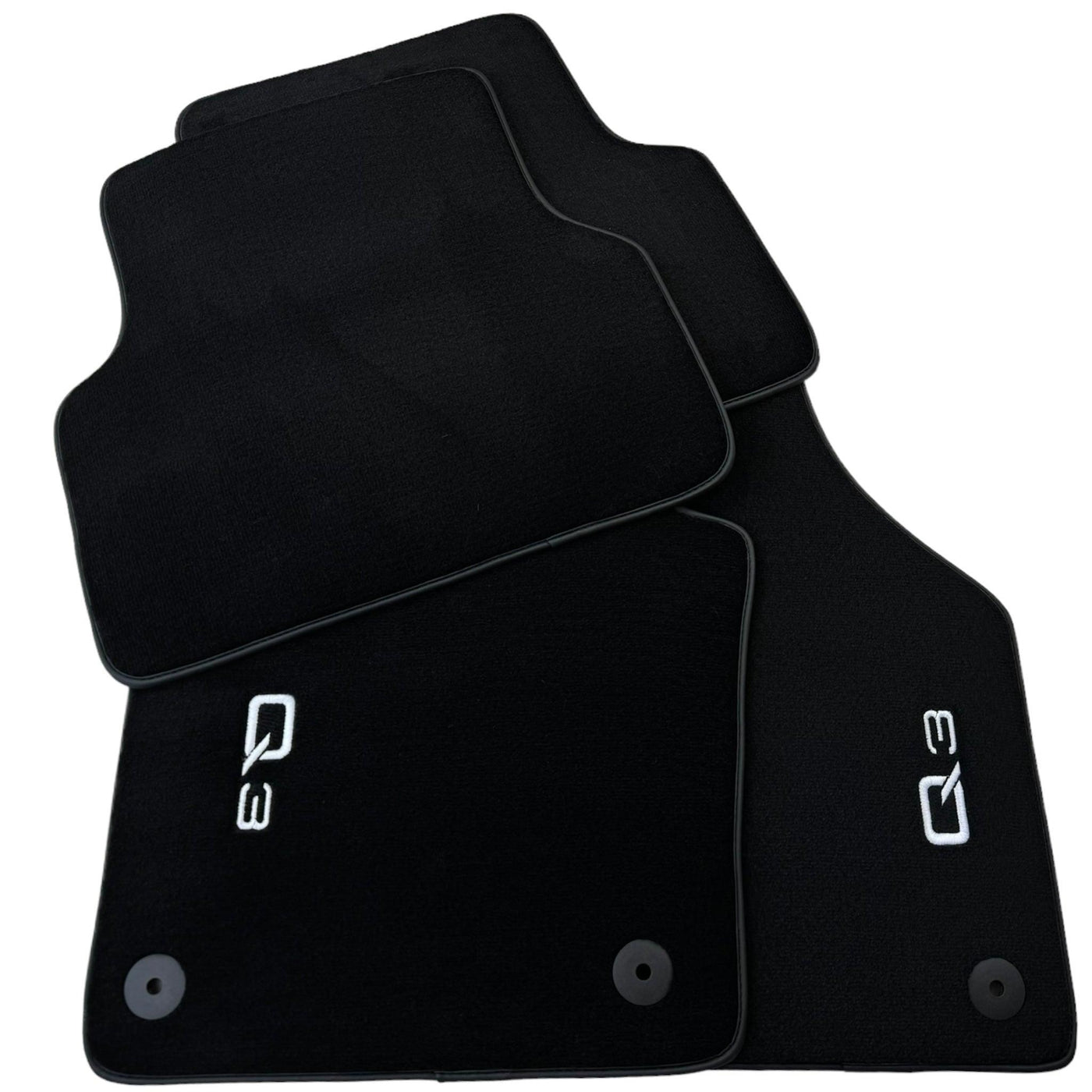 Black Floor Mats for Audi Q3 F3 Sportback (2018-2024) - AutoWin