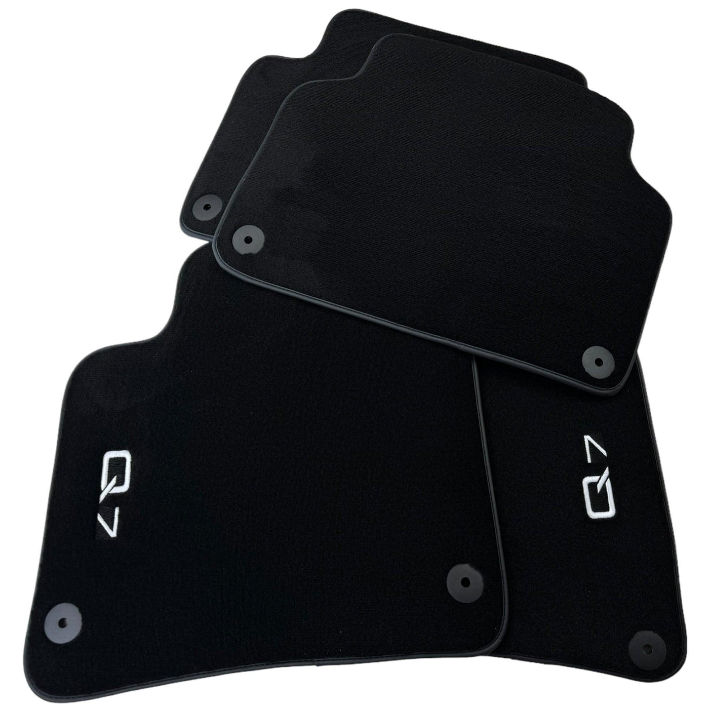 Black Floor Mats for Audi Q7 4M (2015-2019) - AutoWin