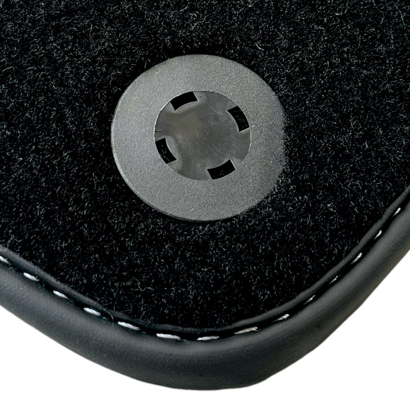 Black Floor Mats for Ferrari Portofino M with Leather | AutoWin