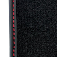 Black Floor Mats for Porsche 911 - 992 GTS (2019-2024) with Leather - AutoWin