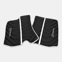 Black Leather Floor Mats for Ferrari Roma (2021-2024) Yellow Sewing