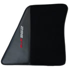 Black Floor Mats for Ferrari 296 GTB (2022-2024) with Carbon Fiber - AutoWin