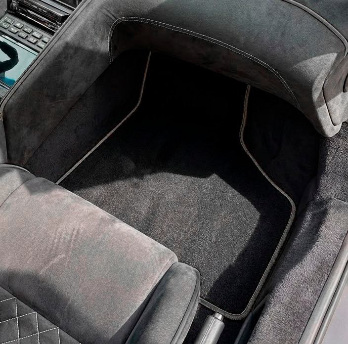 Personalizowane czarne dywaniki samochodowe do Lamborghini Diablo (1990-2001) Marka SV AutoWin