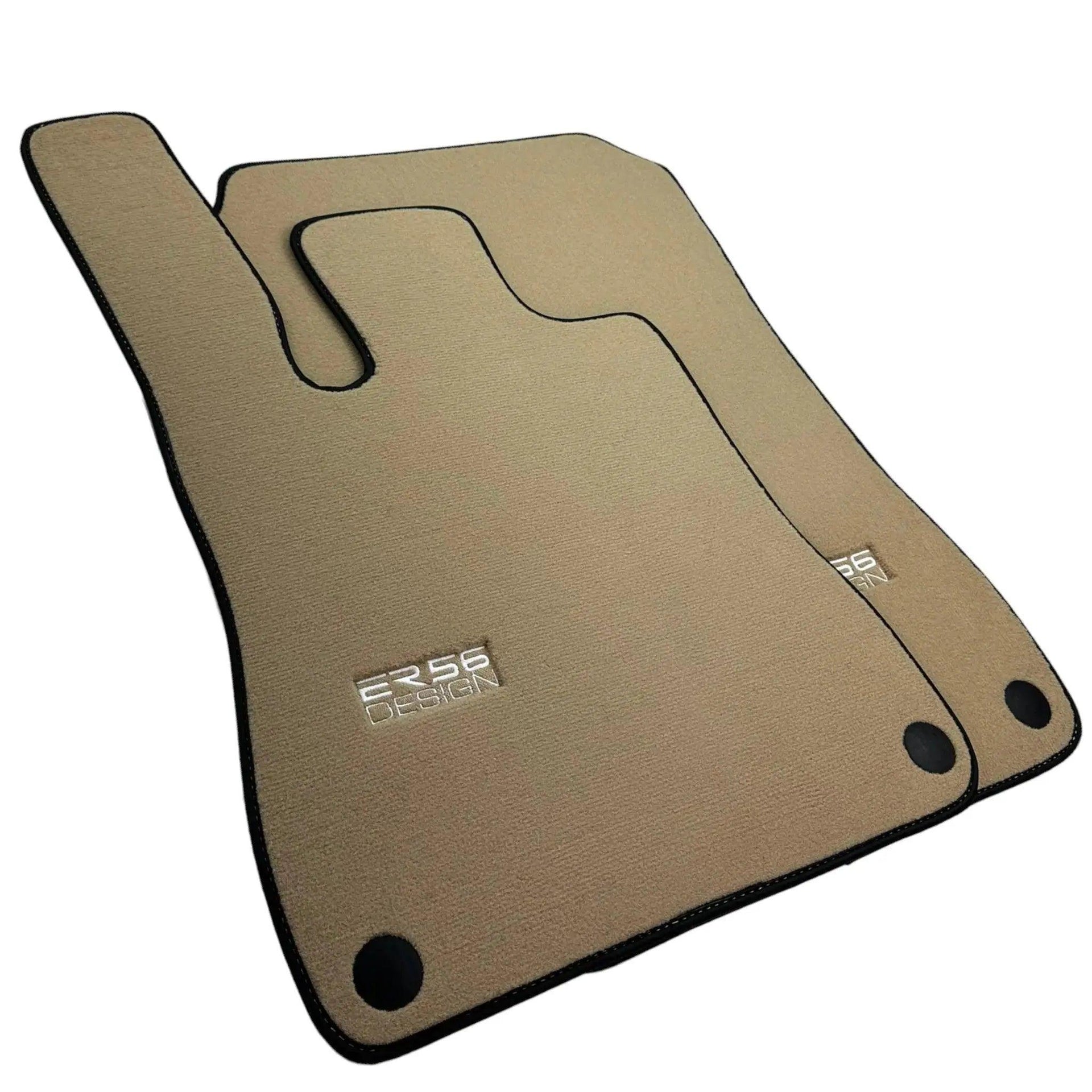 Beige Floor Mats For Mercedes-Benz SLK R170 (1996-1998) - AutoWin