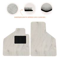 Premium Sheepskin Floor Mats for Lamborghini Aventador (2012-2022)