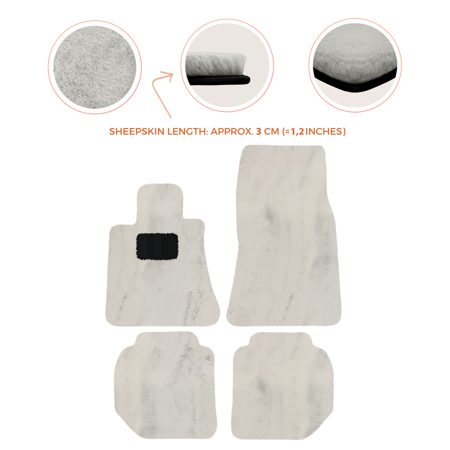 Luxury Sheepskin Floor Mats for Rolls-Royce Ghost Series I (2010-2014)