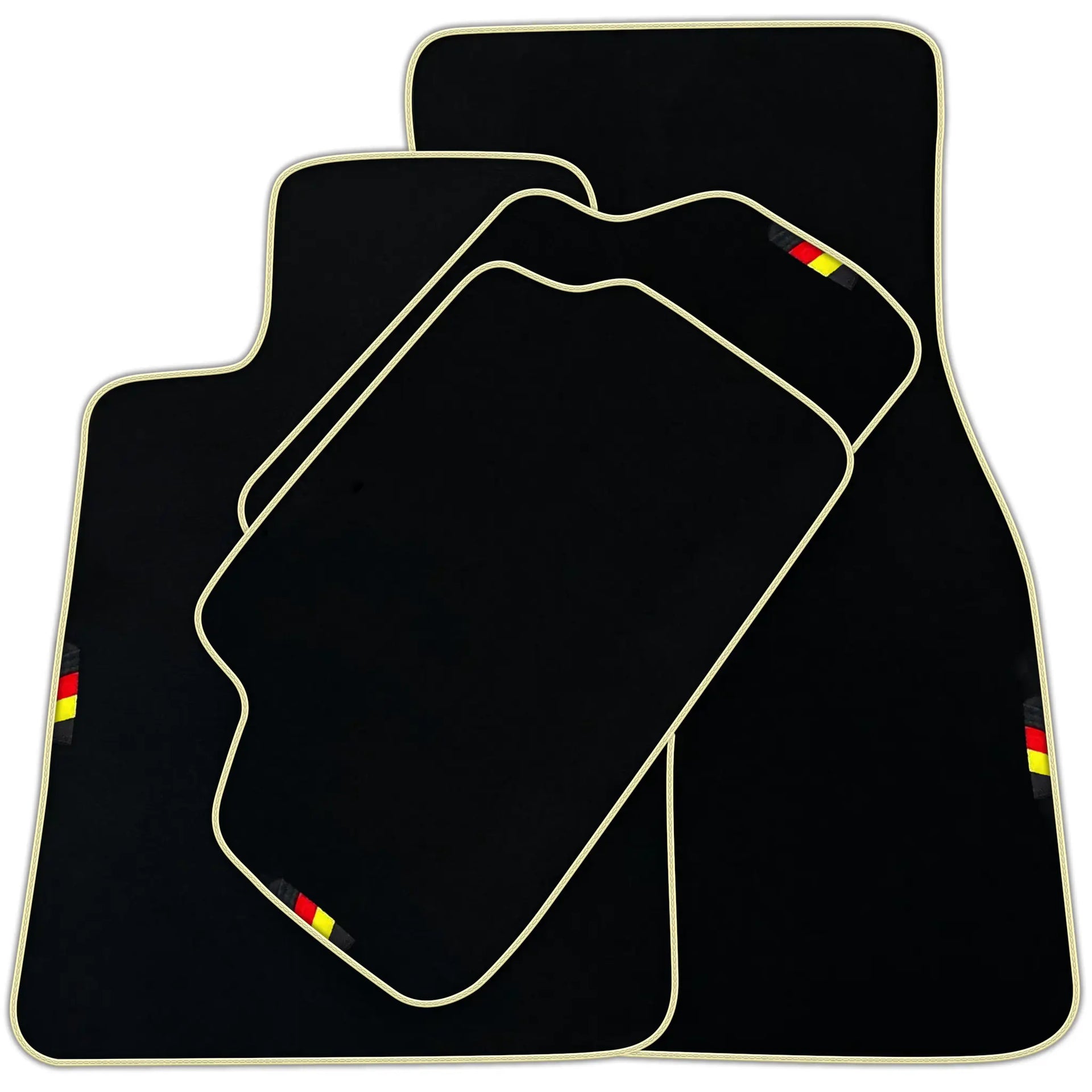 Black Floor Mats For BMW 1 Series F20 Germany Edition | Various Trim Colors