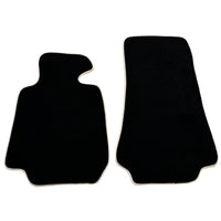 Black Floor Mats For BMW 8 Series E31 2-door Coupe (1989-1999) - AutoWin