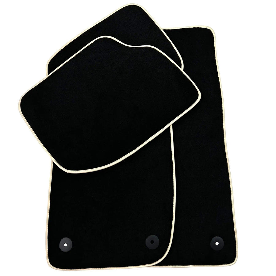 Black Floor Mats For Bentley Continental GTC Convertible (2018–2023) - AutoWin