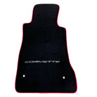 Black Floor Mats For Chevrolet Corvette C6 (2005-2013) - AutoWin