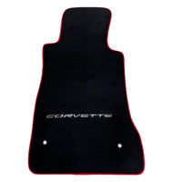 Black Floor Mats For Chevrolet Corvette C6 (2005-2013) - AutoWin