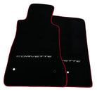 Black Floor Mats For Chevrolet Corvette C6 (2005-2013) - AutoWin