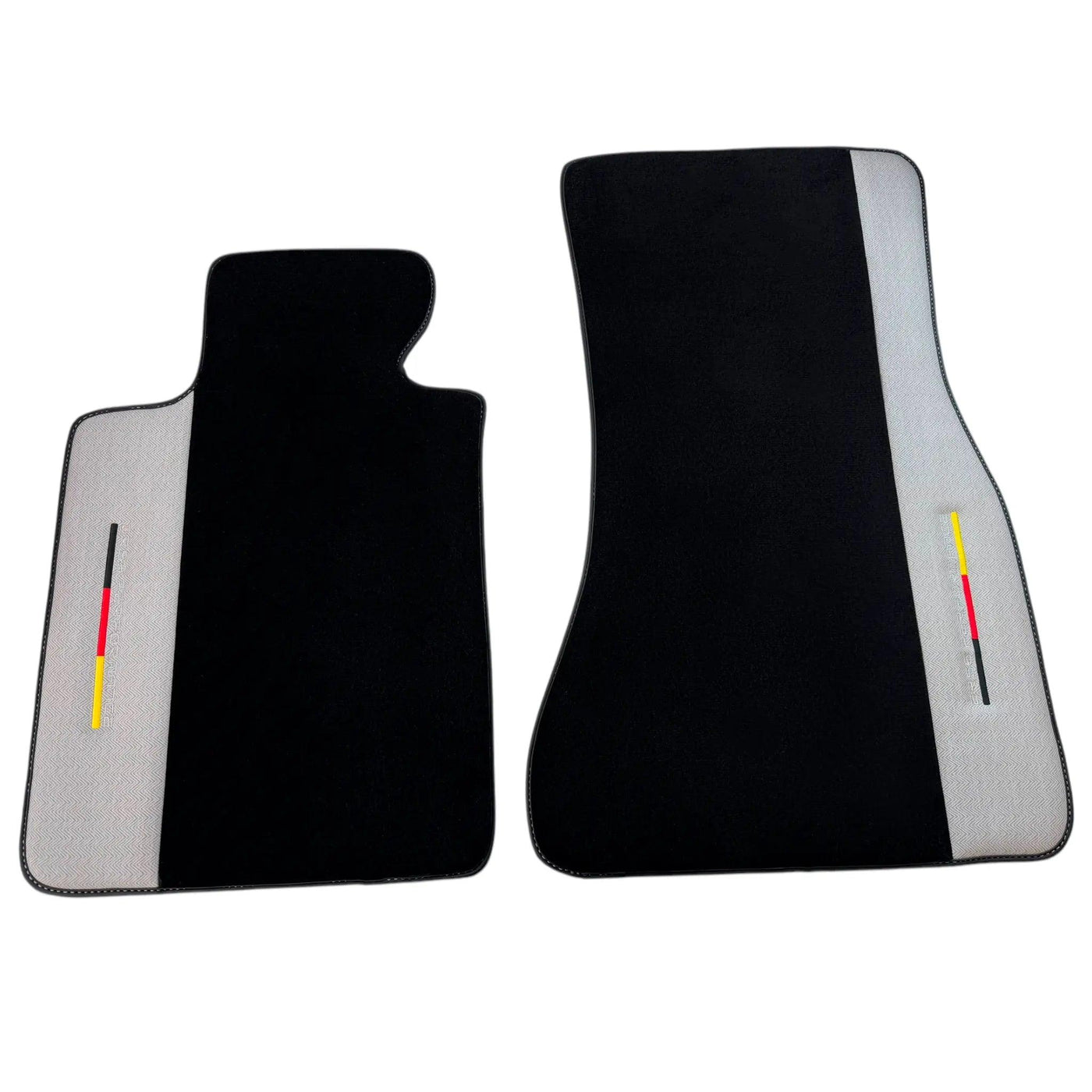 Black Floor Mats for BMW M5 G90 (2023-2026) Sedan with Gray Leather