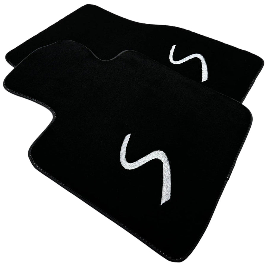 Black Floor Mats for Mini Cabrio F57 Convertible (2016-2023) - AutoWin