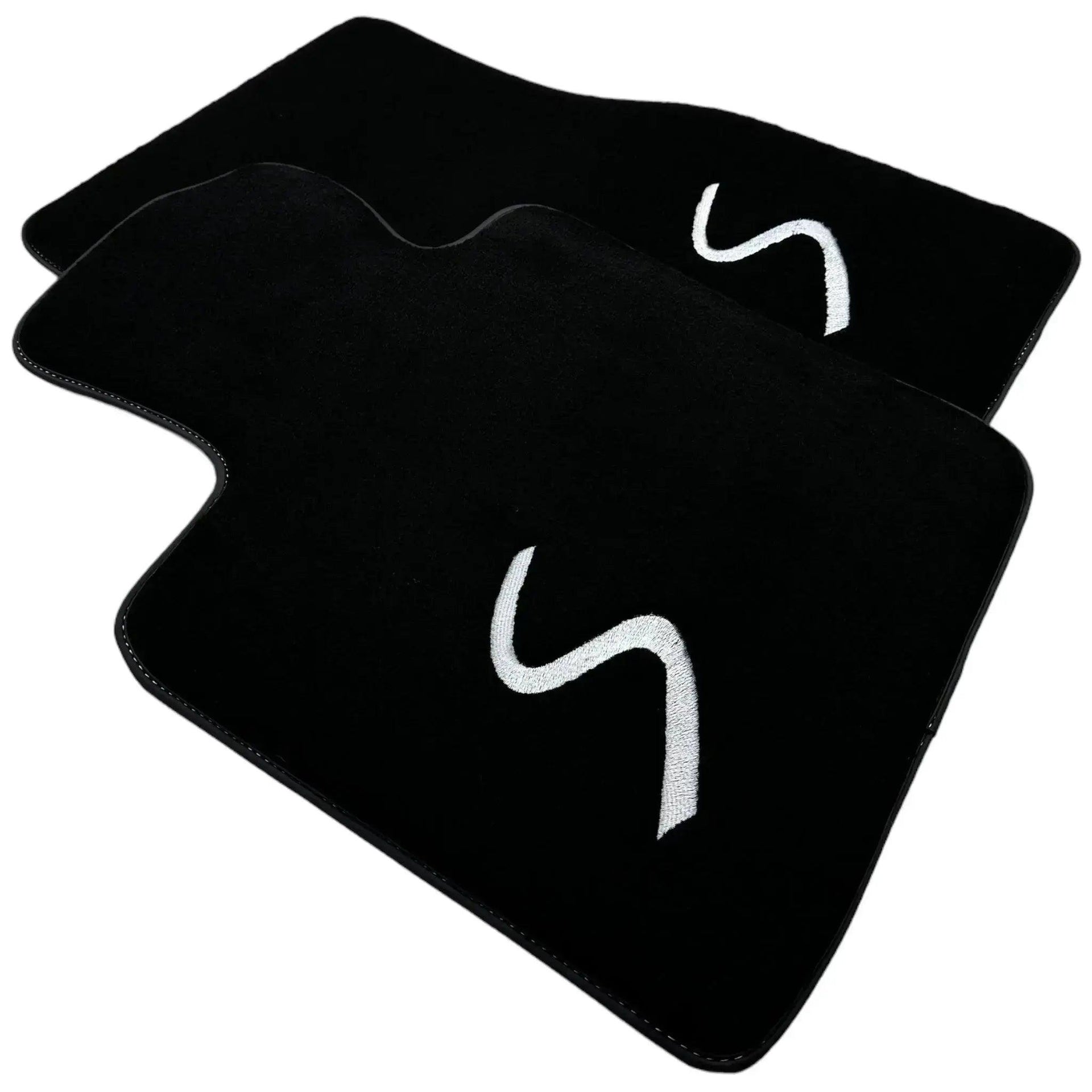 Black Floor Mats for Mini Cabrio R52 Convertible (2004-2009) - AutoWin