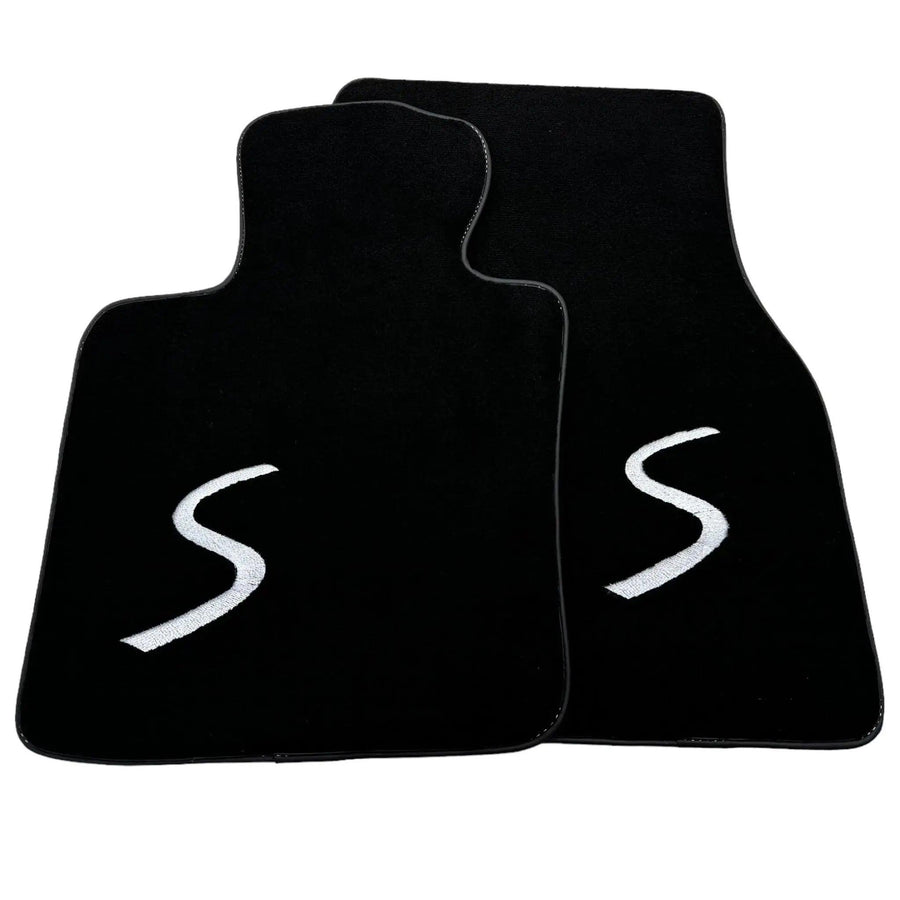 Black Floor Mats for Mini Cabrio R56 Convertible (2009-2016) - AutoWin