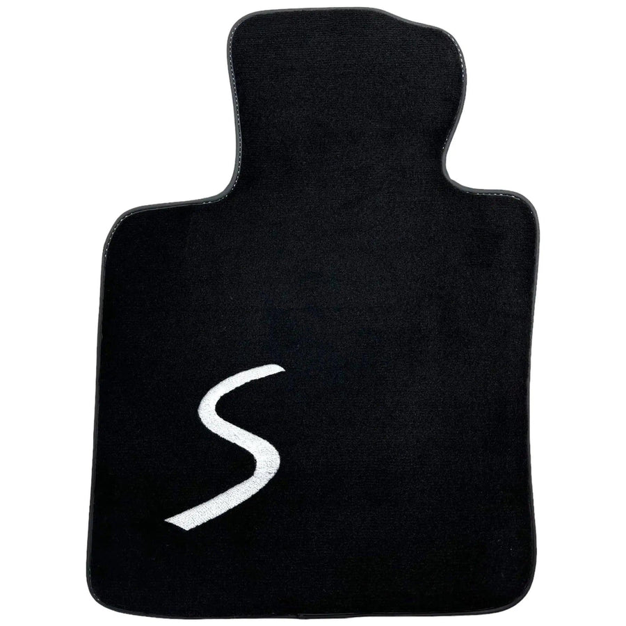 Black Floor Mats for Mini Cabrio R56 Convertible (2009-2016) - AutoWin