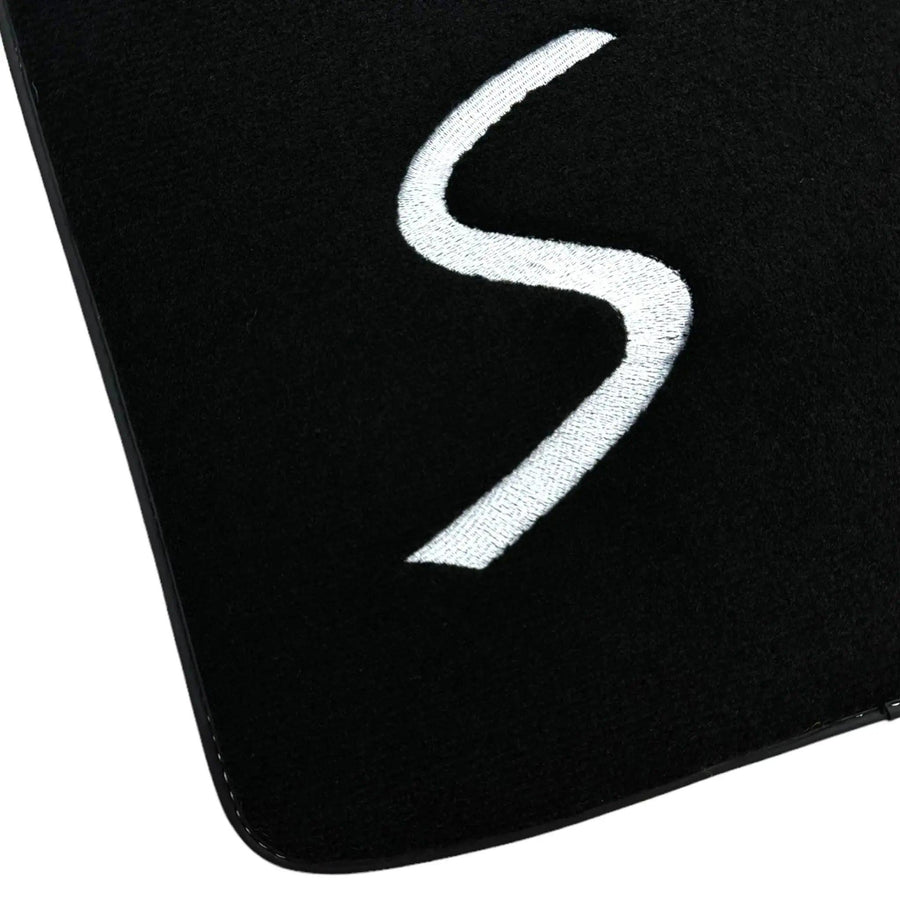 Black Floor Mats for Mini Cabrio R56 Convertible (2009-2016) - AutoWin