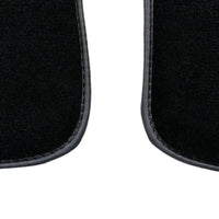 Black Floor Mats for Mini Cabrio R56 Convertible (2009-2016) with Gray Trim - AutoWin
