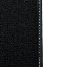 Black Floor Mats for Mini Countryman F60 Hybrid (2020-2023) with Leather - AutoWin