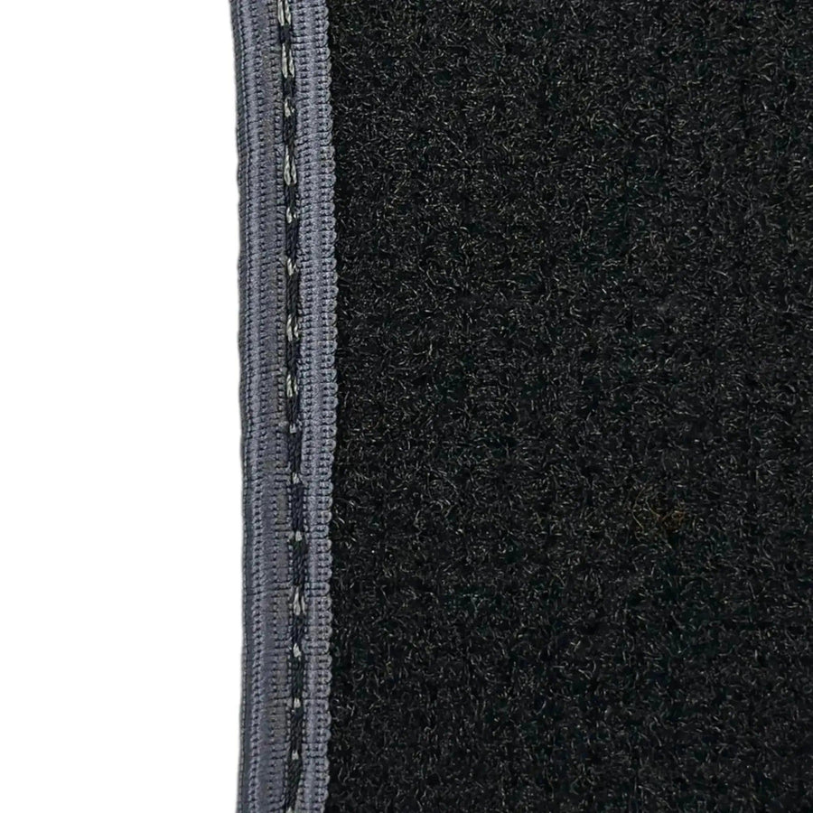 Black Floor Mats for Mini Countryman F60 (2017-2023) with Gray Trim - AutoWin