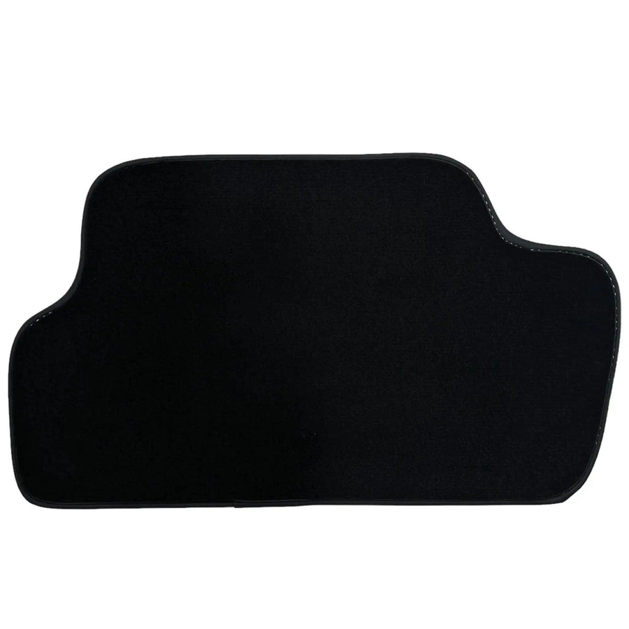 Black Floor Mats for Mini Countryman R60 (2010-2017) with Leather - AutoWin