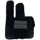 Black Sheepskin Floor Mats For Mercedes Benz A-Class W177 Hatchback Hybrid (2019-2023) | ER56 Design - AutoWin