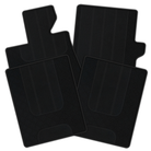 Black Leather Floor Mats for Bentley Bentayga (2015-2023) | AW1 Design
