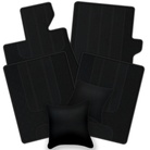 Black Leather Floor Mats for Bentley Bentayga (2015-2023) | AW1 Design