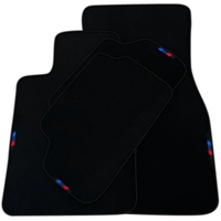 Black Mats For BMW G60 (2023-2026) Sedan | Orange Trim | Various Trim Colors