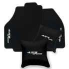 Black Leather Floor Mats for Ferrari 458 Spider (2012-2015) | Custom