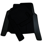 Custom Black Floor Mats For Ferrari 456 (1992-2003) With Leather