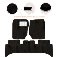 Premium Sheepskin Floor Mats for Range Rover Sport L460 (2022-2024)