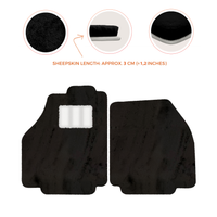 Premium Sheepskin Floor Mats for Ferrari 488 Spider (2016-2022)