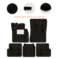 Premium Sheepskin Floor Mats for Ferrari 296 GTS (2022-2025)