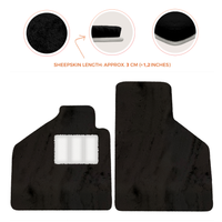 Premium Sheepskin Floor Mats for Lamborghini Aventador (2012-2022)