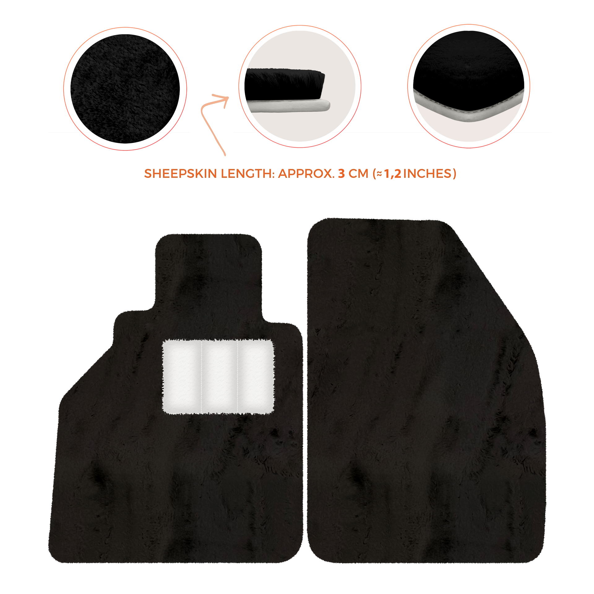 Dark Blue Floor Mats for Porsche 986 Boxster (1996-2004) - AutoWin